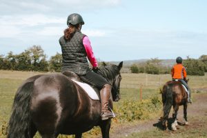 Riding on the track